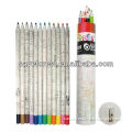 Hot sell kids wax color pencil guangzhou drawing pencil manufacturer
